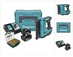 Makita DBN 500 RTJ Akku Stauchkopfnagler 18 V 15-50 mm + 2x Akku 5,0 Ah + Ladeger&auml;t