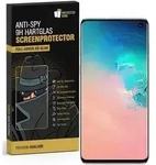 1x Blickschutz 9H Panzerhartglas f&uuml;r Samsung Galaxy S10 FULL CURVED ANTI-SPY...