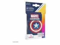 GGS10096ML - Marvel Champions Art Hüllen - Captain America (50+1 Hüllen)