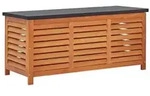 vidaXL Gartenbox 117x50x55 cm Eukalyptus Massivholz