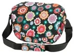 KLICKfix Schultertasche Fun Bag 25x19x8cm, happy flowers, 4ltr, 400g, bunt