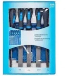 PFERD TOOLS 11801520 Werkstattfeilen-Set verschiedene Hiebe in PVC-Rolltasche...
