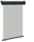 vidaXL Balkon-Seitenmarkise 125x250 cm Grau
