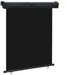 vidaXL Balkon-Seitenmarkise 145x250 cm Schwarz