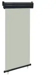 vidaXL Balkon-Seitenmarkise 105x250 cm Grau
