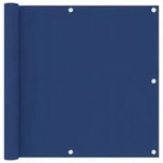 vidaXL Balkon-Sichtschutz Blau 90x600 cm Oxford-Gewebe