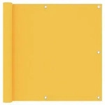 vidaXL Balkon-Sichtschutz Gelb 90x500 cm Oxford-Gewebe