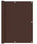 vidaXL Balkon-Sichtschutz Braun 120x300 cm Oxford-Gewebe