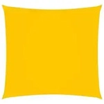 vidaXL Sonnensegel Oxford-Gewebe Quadratisch 6x6 m Gelb