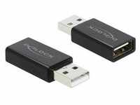 Delock USB 2.0 Adapter Typ-A Stecker zu Typ-A Buchse Datenblocker