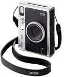 Fujifilm Instax Mini EVO Sofortbildkamera Schwarz Bluetooth, Integrierter Akku, mit
