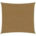 vidaXL Sonnensegel 160 g/m2 Taupe 2x2 m HDPE