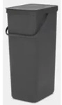 Brabantia SORT & GO RECYCLE BIN, 40 l, Rechteckig, Grau, 267 mm, 341 mm, 620 mm