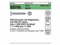 SPAX Schraube R 88196 Seko m.Spitze/T-STAR VG 12 x 240 -T50 Stahl