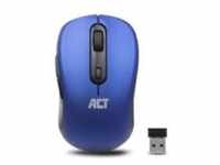 ACT AC5140 Wireless Mouse | Einstellbare DPI 1000-1600 | USB-Nano-Empfänger | Blau