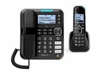 Audioline BigTel 1580 - DECT-Telefon - Drahtgebundenes & drahtloses Handgerät -