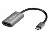 Sandberg - Videoadapter - HDMI weiblich bis USB-C männlich