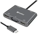 Sandberg USB-C Dock - Dockingstation - USB-C