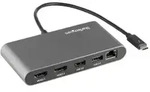 StarTech.com Thunderbolt 3 Mini Dock - Mobile TB3-Dockingstation mit dual Monitoren,