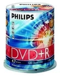 Philips DR4S6B00F - 100 x DVD+R - 4.7 GB (120 Min.)