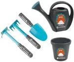 GARDENA 5-tlg. Gartenwerkzeug-Set f&uuml;r Kinder Hedgehog Kunststoff