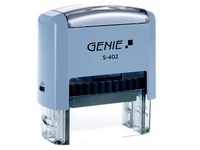 Genie S-402, Selbstfärbestempel, Benutzerdefinierter Stempel, 47 x 18 mm,...