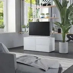 vidaXL TV-Schrank Wei&szlig; 80x34x36 cm Holzwerkstoff