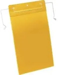 Dokumententasche B210xH297mm DIN A4 hoch m.flex.Drahtb&uuml;gel gelb 50 DURABLE