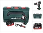 Metabo BS 18 LTX BL I Akku Bohrschrauber 18 V 130 Nm + 1x Akku 8,0 Ah + metaBOX...