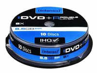 Intenso - 10 x DVD+R DL - 8.5 GB (240 Min.) 8x