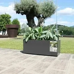 Euro3plast Greener KEBE 3154.62Pflanzkasten Kunststoff Anthrazit