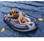 Bestway Hydro-Force Schlauchboot mit Pumpe und Rudern Blau