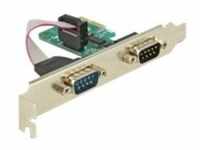 DeLock PCI Card > 2 x Serial RS-232 - Serieller Adapter