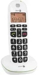 doro PhoneEasy 100w Schnurloses Seniorentelefon Optische Anrufsignalisierung