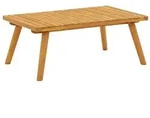 vidaXL Garten-Couchtisch 90x55x35 cm Massivholz Akazie
