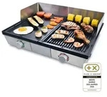 Solis Tischgrill, 2 Heizsystemen, 2200 W, sp&uuml;lmaschienenfeste Grillplatte