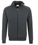 HAKRO Sweatjacke College anthrazit, M
