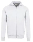 HAKRO Sweatjacke College wei&szlig;, L
