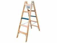 ILLER-LEITER Holz Stufen Stehleiter 2110-7