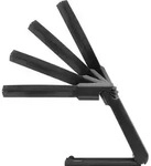 WEDO LED-Lupe mit ausklappbarem Standfu&szlig;, schwarz