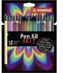 Premium-Filzstift Pen 68 Kartonetui Arty VE=18 Farben