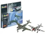 Modellbausatz mit Basisz., Combat Set Me262 & P-51B Mustang, 111 T., ab 10 J.