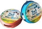 SCHILDKR&Ouml;T 7in1 Sand-Spielzeug Falteimer Set, rot