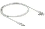 Delock - USB-Kabel - USB-C (M) abgewinkelt, magnetisch zu USB-C (M)