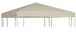 vidaXL Pavillondach 310 g/m2 3&times;3 m Beige