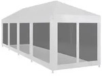 vidaXL Partyzelt mit 10 Mesh-Seitenw&auml;nden 12 x 3 m