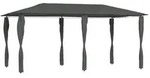 vidaXL Pavillon mit Pfostenverkleidung 2,98x5,3x2,59 m Grau 160 g/m2