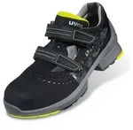 Uvex 85428, Unisex, Erwachsener, Sicherheitssandalen, Schwarz, Limette, ESD, S1, SRC,