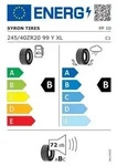 SYRON Sommerreifen 245/40 ZR20 TL 99Y PREMIUM PERFORMANCE G2 XL