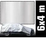 99% Schattennetz 6x4m Alu Sonnensegel Sonnenschutz Netz Hitzeschutz f&uuml;r Auto